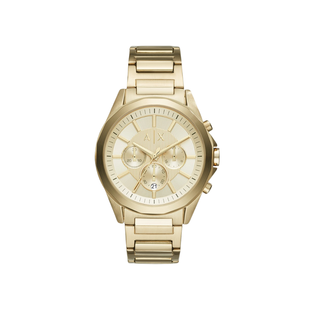 Armani Exchange Chronograph Gold Tone Watch