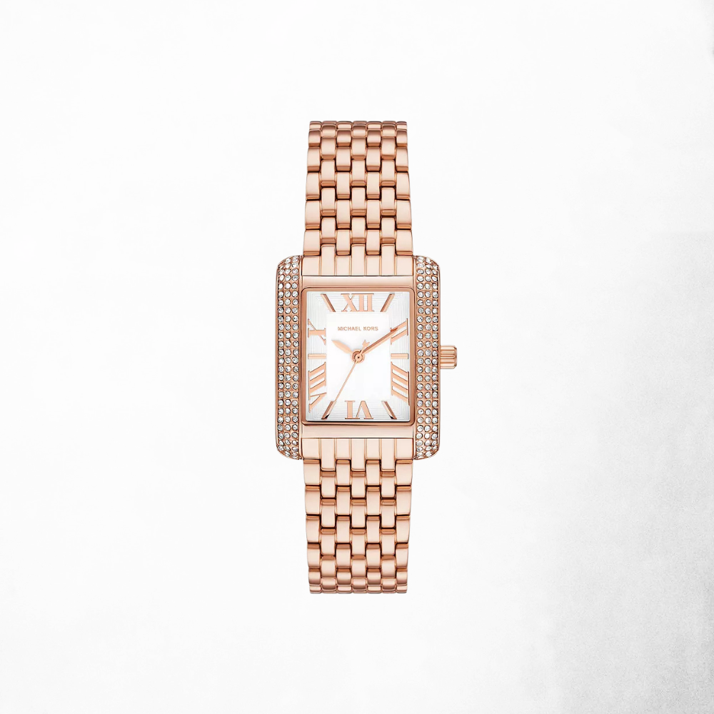 Michael Kors Emery Three Hand Rose Gold Watch