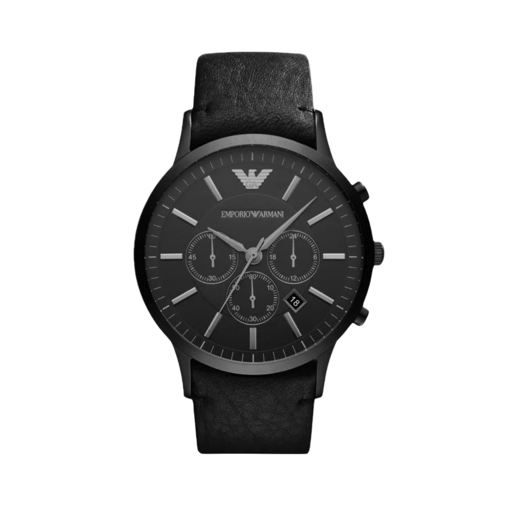 Emporio Armani Men's Chronograph Sportivo Black Watch