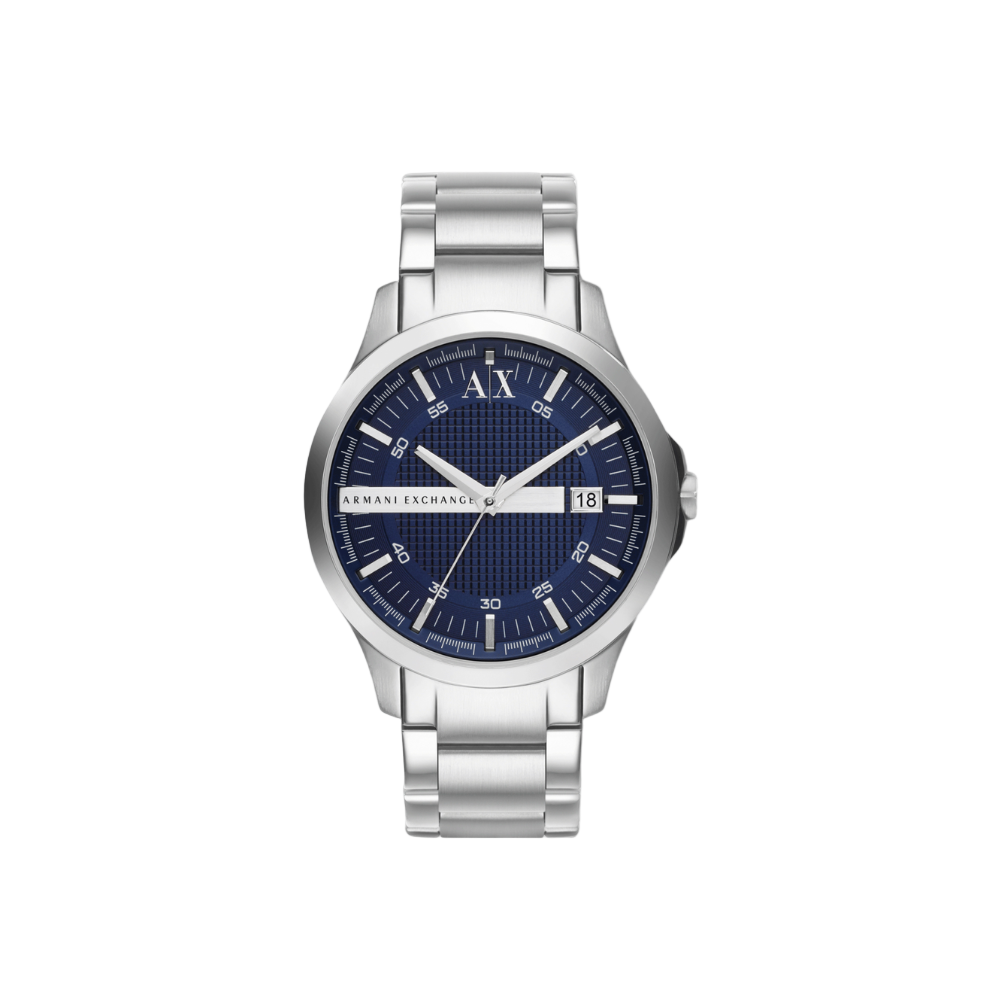 Armani Exchange Three-Hand Date Stainless Steel Watch