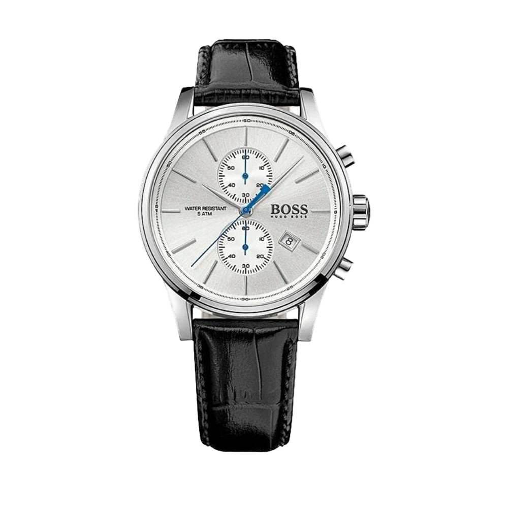 Hugo Boss Chronograph Leather Strap Quartz Watch