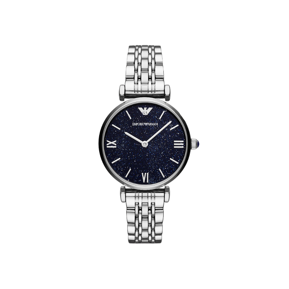 Emporio Armani Women'S Two-Hand Stainless Steel Watch