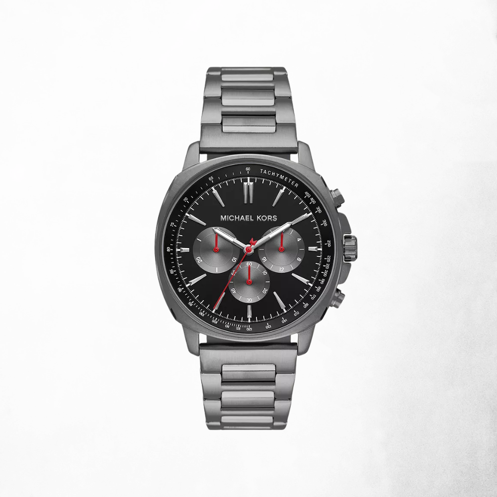 Michael Kors Chronograph Gunmetal Stainless Steel Men's Watch