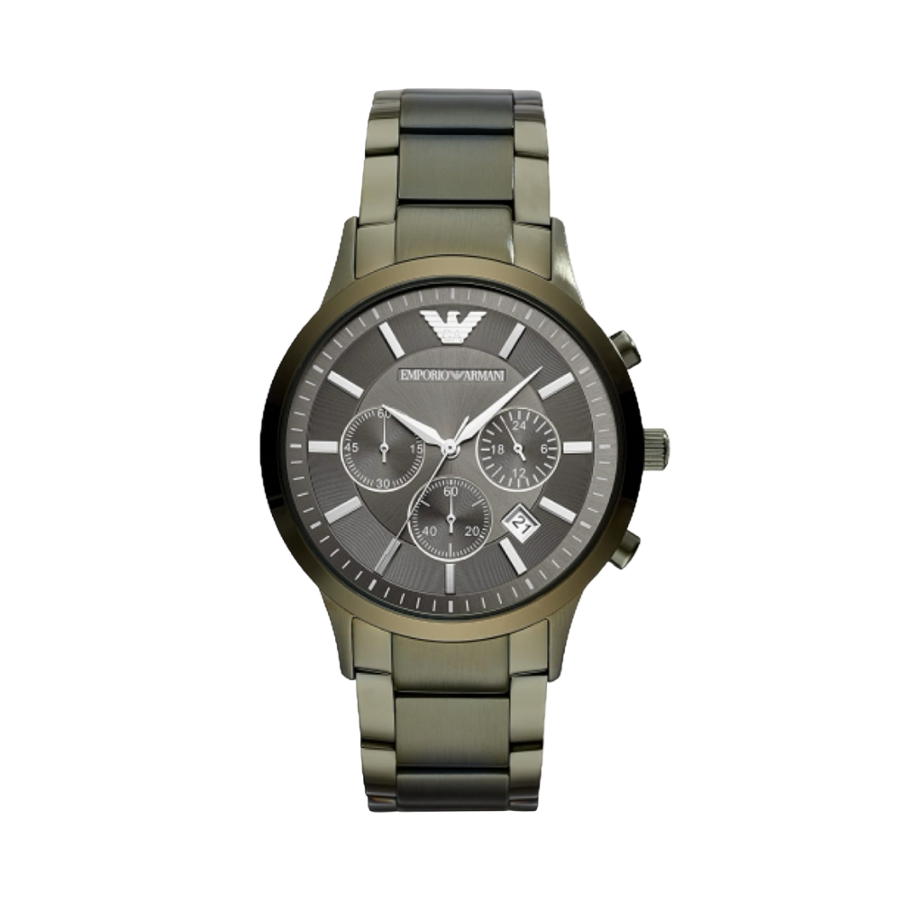 Emporio Armani Men's Green Steel Watch