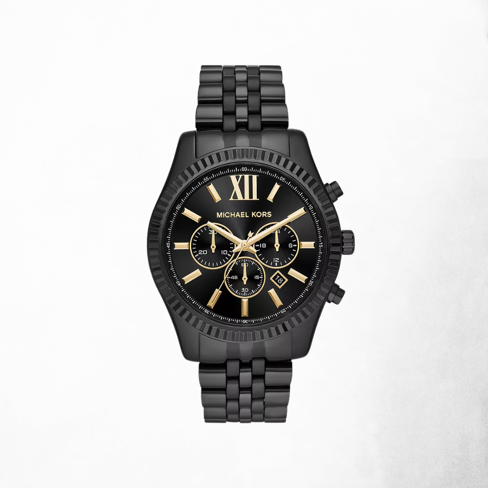 Michael Kors Men'S Lexington Black Watch