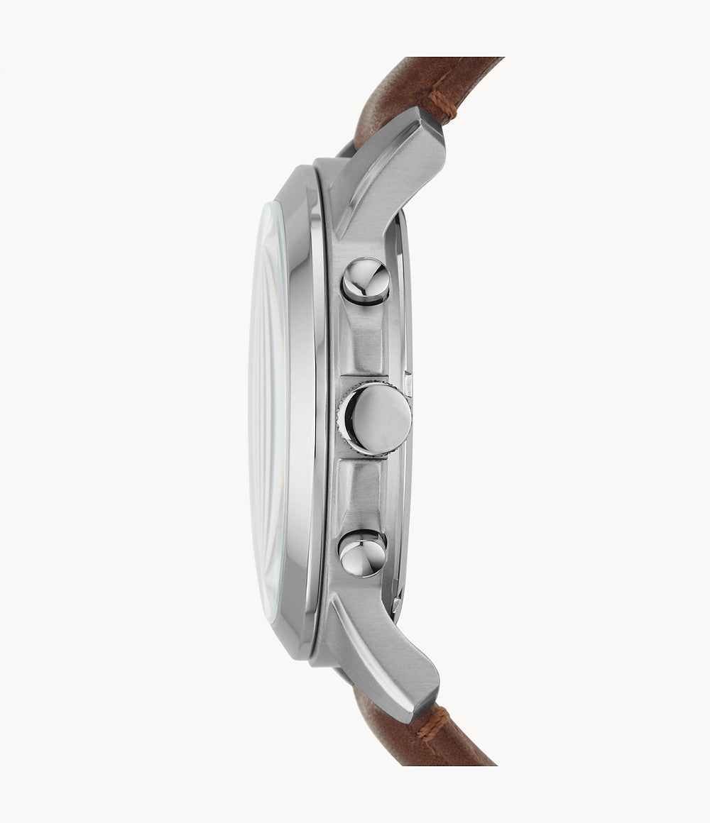 Fossil Grant Chronograph Brown Leather Watch