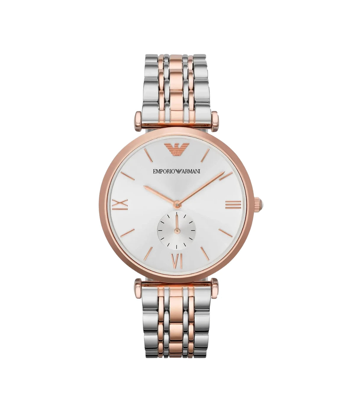 Emporio Armani Gianni Medium Two Tone Stainless Steel Watch