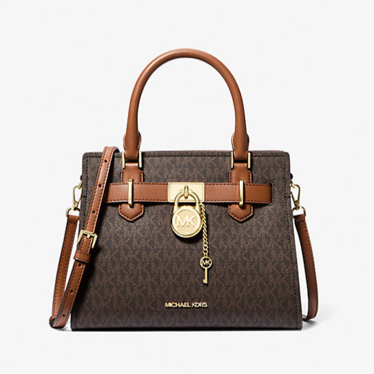 MK Hamilton Small Signature Logo Satchel