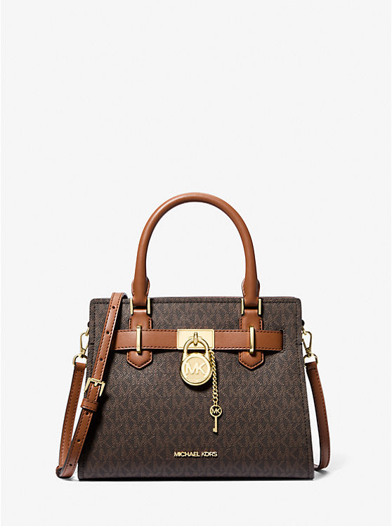 MK Hamilton Small Signature Logo Satchel