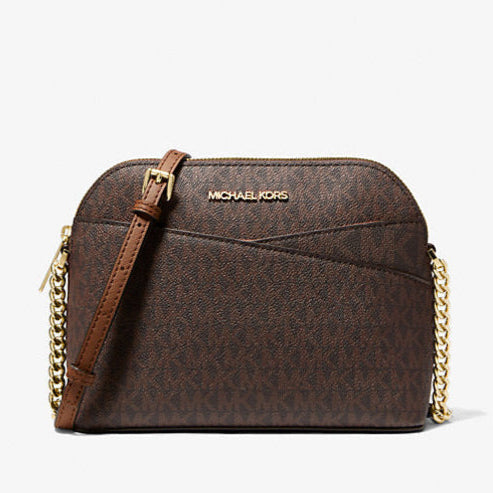 Jet Set Travel Medium Logo Dome Crossbody Bag