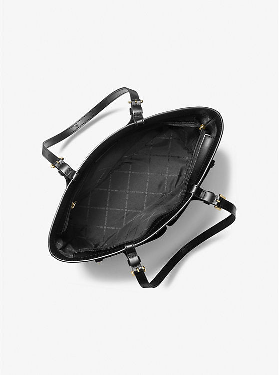 MK Jet Set Medium Logo Pocket Tote Bag