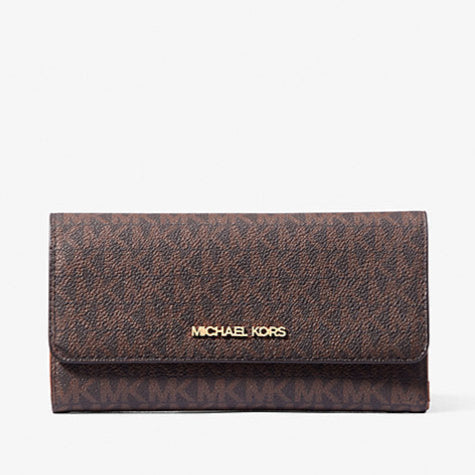 Jet Set Large Logo Trifold Wallet