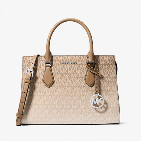 MK Sheila Medium Ombre Signature Logo Satchel Bag