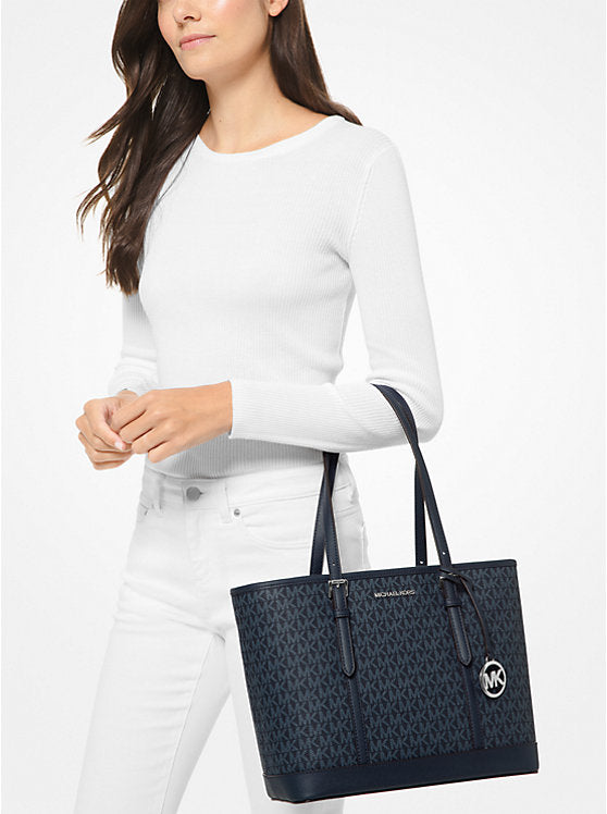 Mk Jet Set Travel Small Logo Top-Z Tope Bag