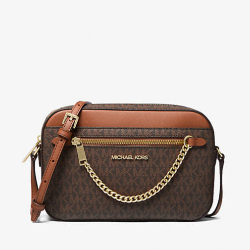 Jet Set Large Logo Crossbody Bag