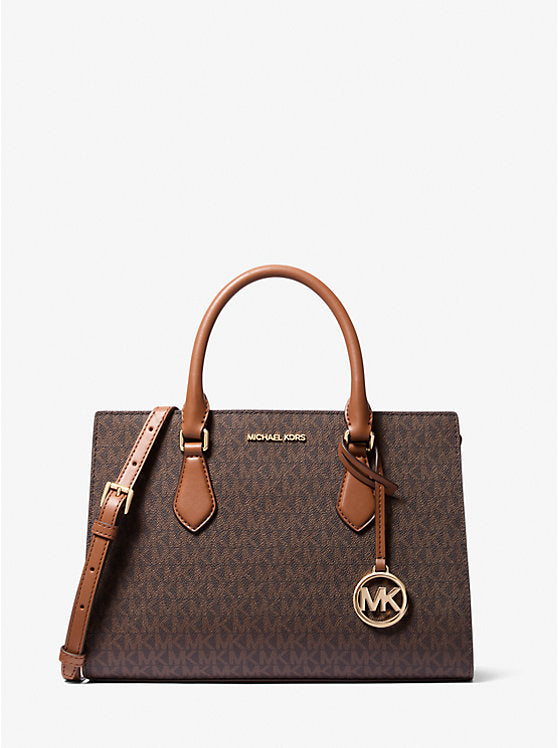 MK Sheila Medium Logo Satchel