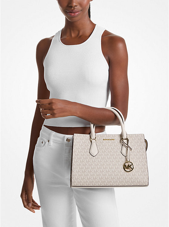 MK Sheila Medium Logo Satchel