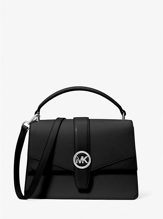 MK Greenwich Medium Saffiano Leather Satchel