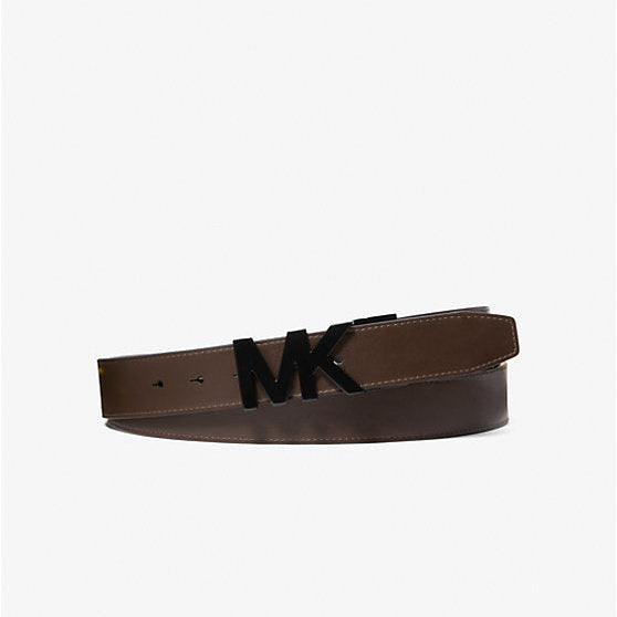MK Reversible Logo Embossed Logo Belt