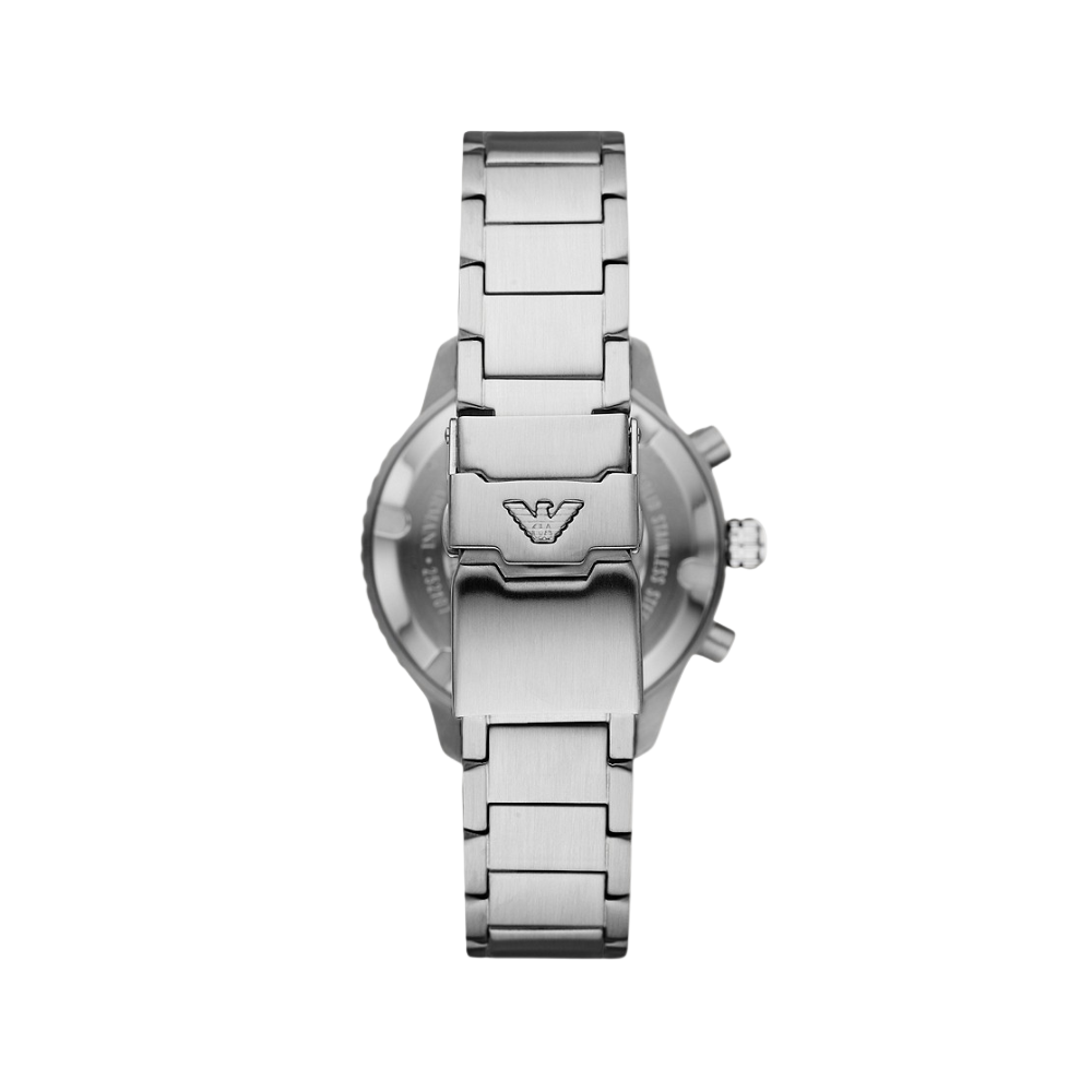 Emporio Armani Men’S Black Dial Chronograph Watch