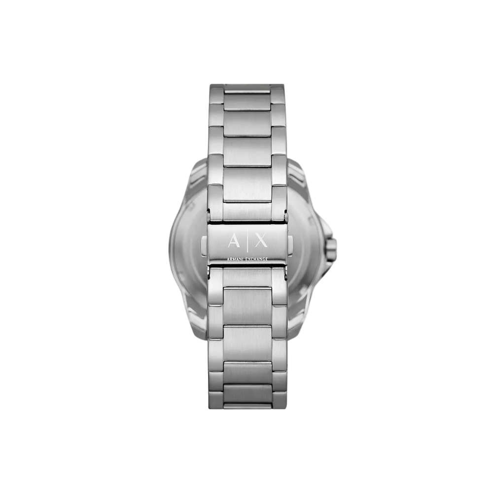 Armani Exchange Three-Hand Date Stainless Steel Watch