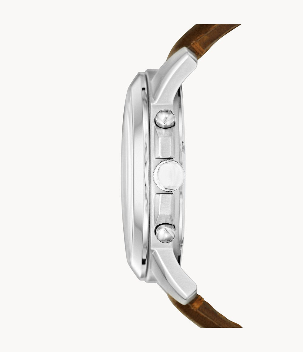 Fossil Grant Chronograph Brown Leather Watch