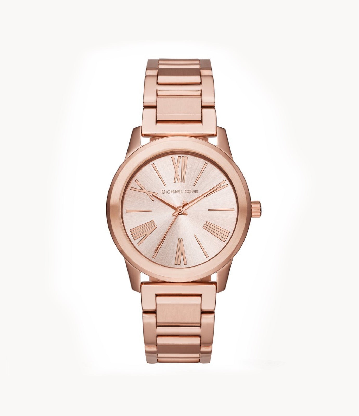 Michael Kors Hartman Rose Gold-Tone Watch