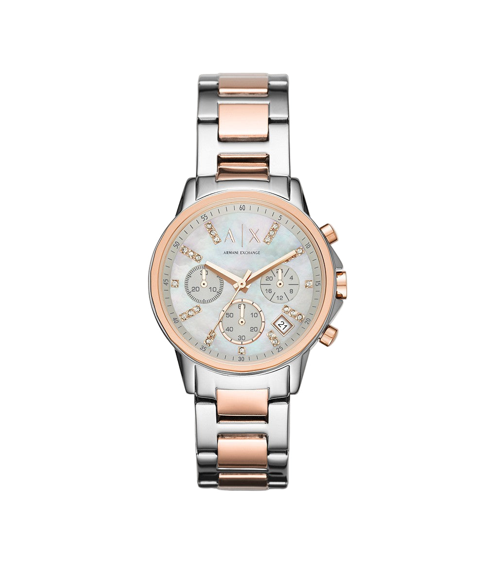 Armani Exchange Lady Banks Mother Of Pearl Dial Ladies Watch
