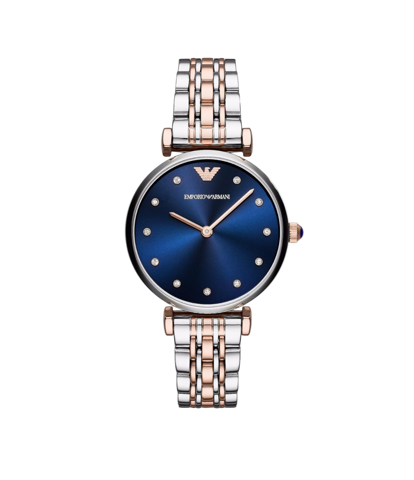 Emporio Armani Women'S Two-Hand Two-Tone Stainless Steel Watch