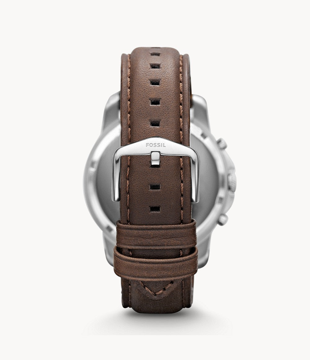 Fossil Grant Chronograph Brown Leather Watch