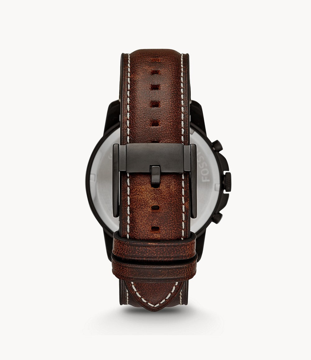 Fossil Grant Sport Chronograph Brown Leather Men's Watch