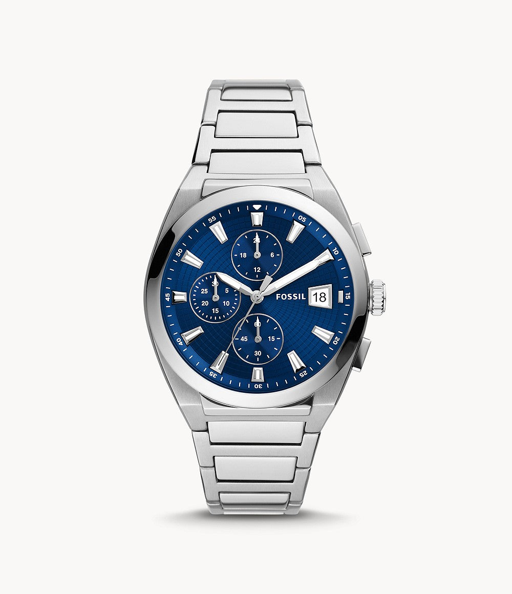 Fossil Everett Chronograph Stainless Steel Watch