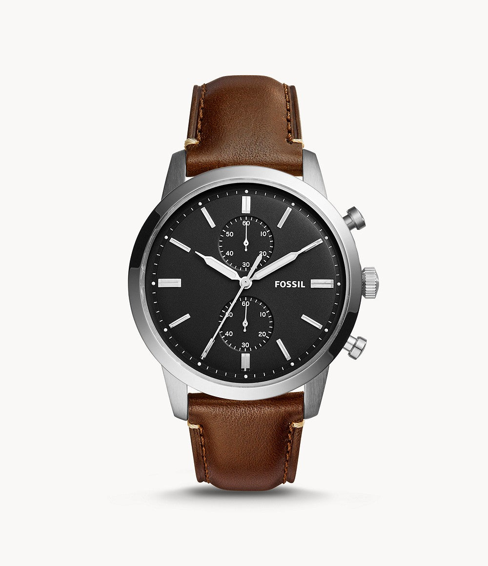 Fossil Townsman 44MM Chronograph Brown Watch