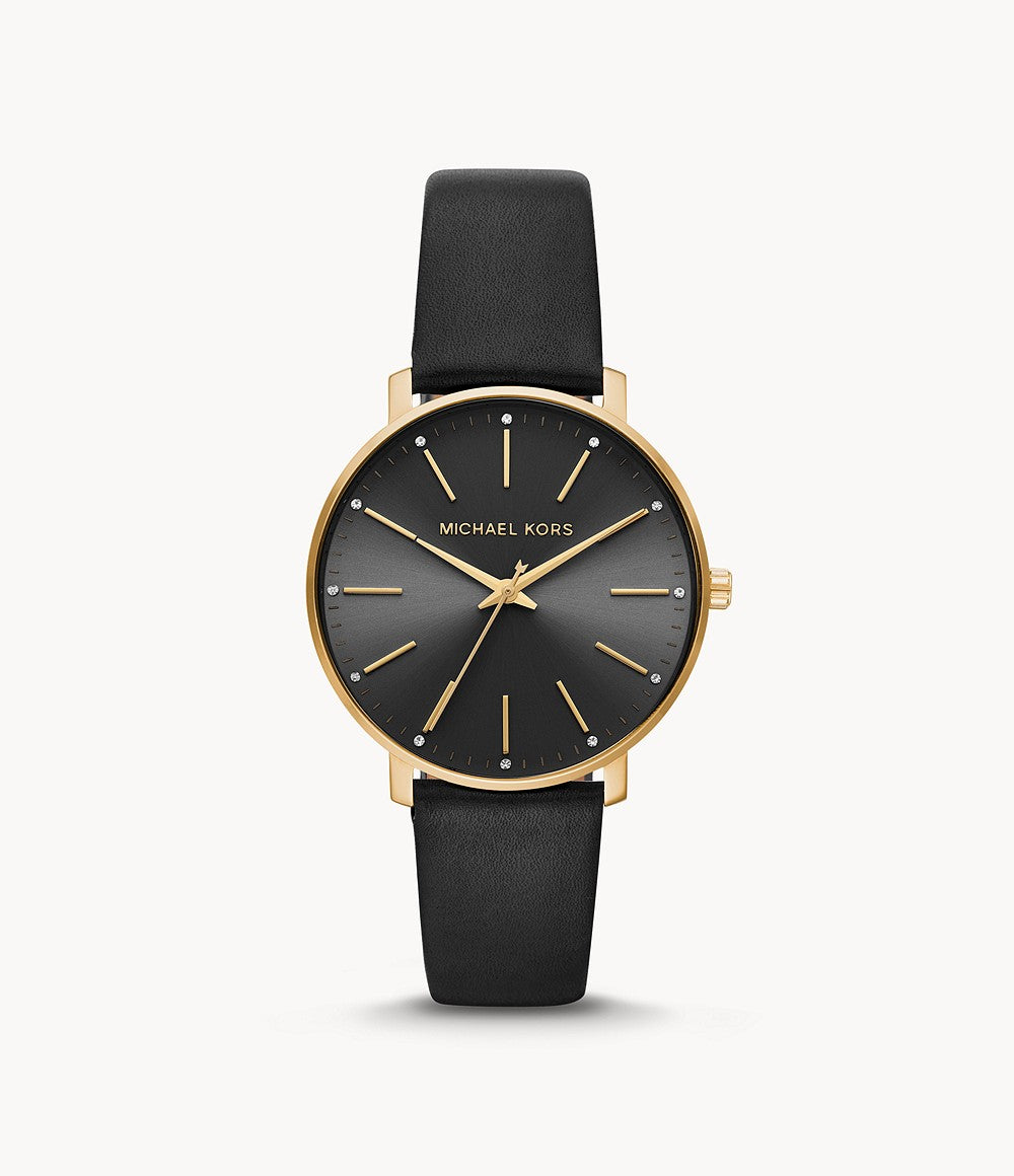 Pyper Crystal Black Dial Ladies Watch