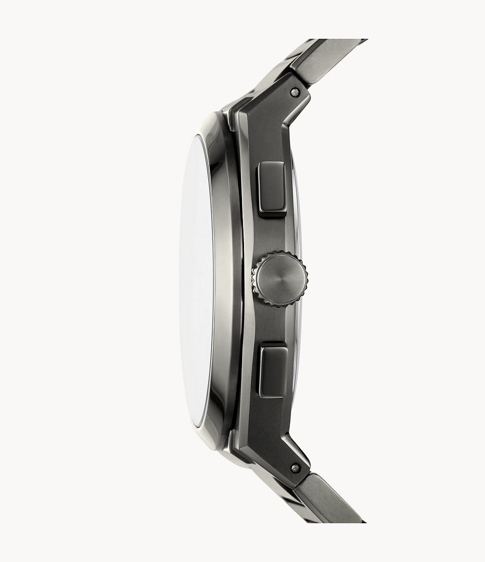 Fossil Everett Chronograph Smoke Stainless Steel Watch