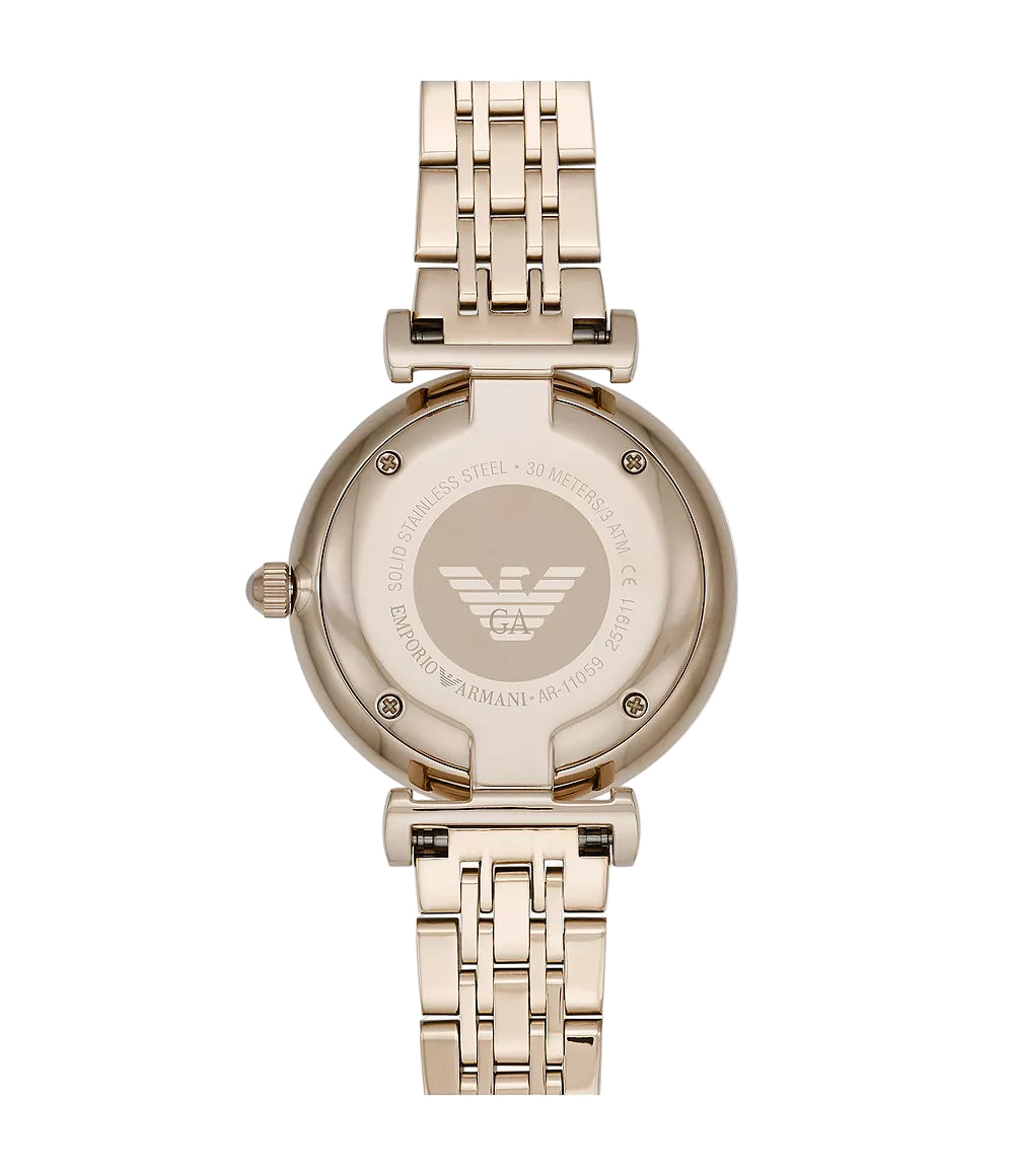 Emporio Armani Women'S Two-Hand Stainless Steel Watch