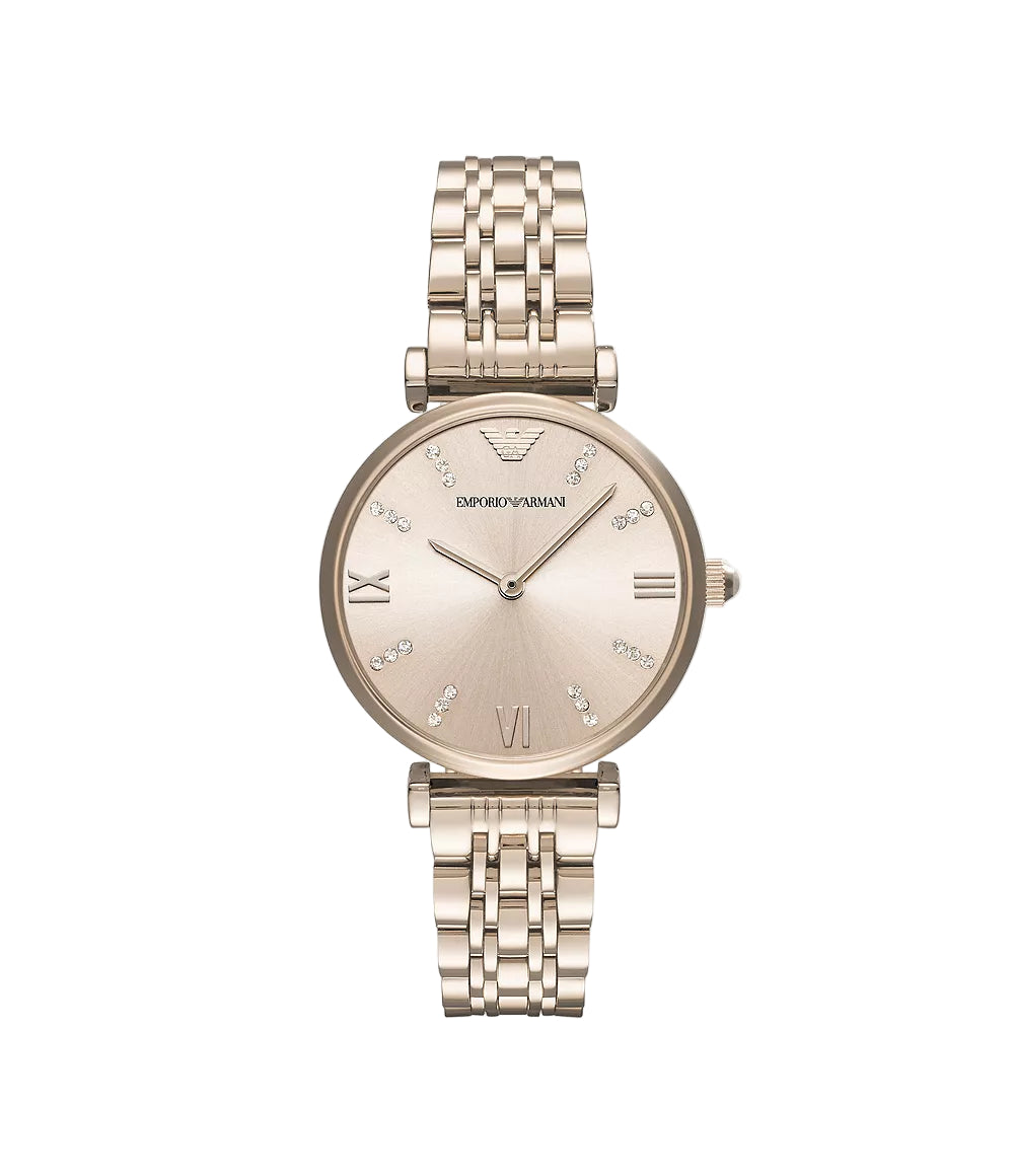 Emporio Armani Women'S Two-Hand Stainless Steel Watch