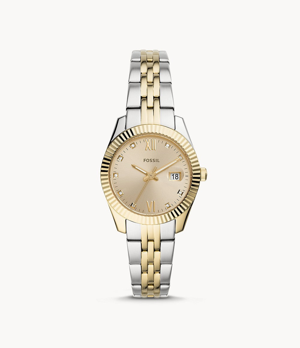 Fossil Scarlette Mini Two-Tone Stainless Steel Watch