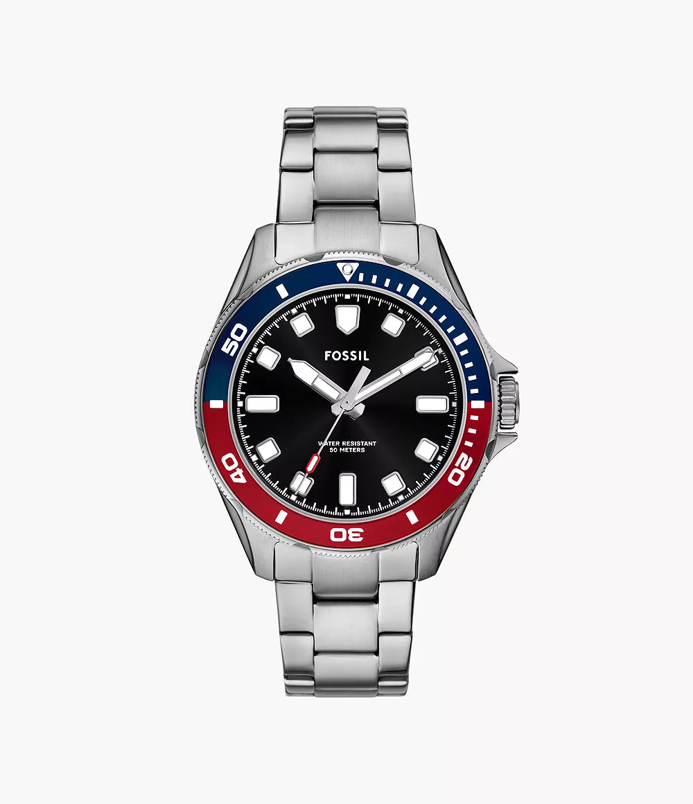 Dalton Three-Hand Stainless Steel Watch