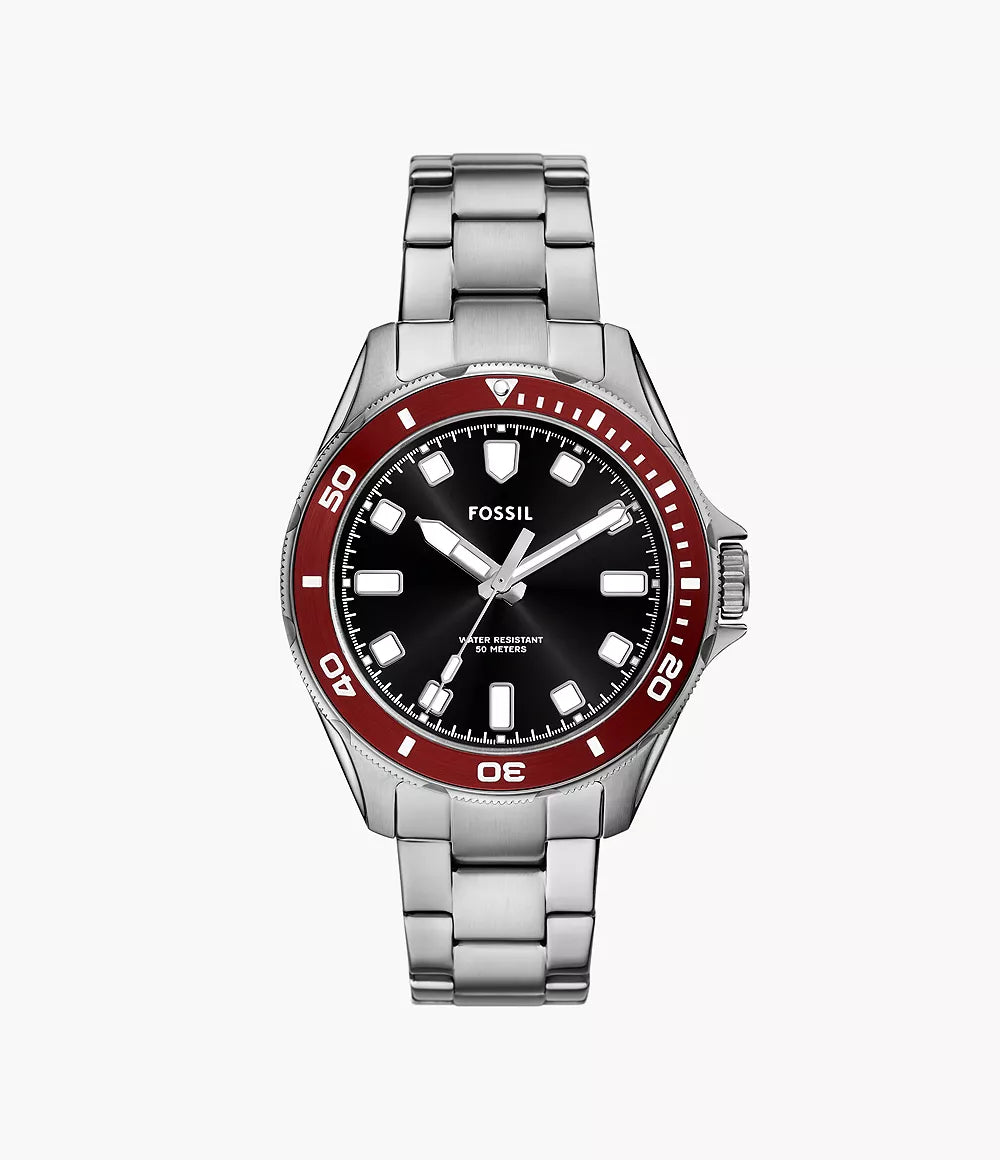 Dalton Three-Hand Stainless Steel Watch