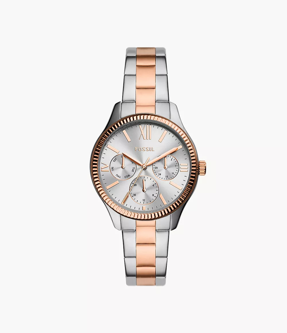 Rye Multifuntion Two-Tone Stainless Steel Watch