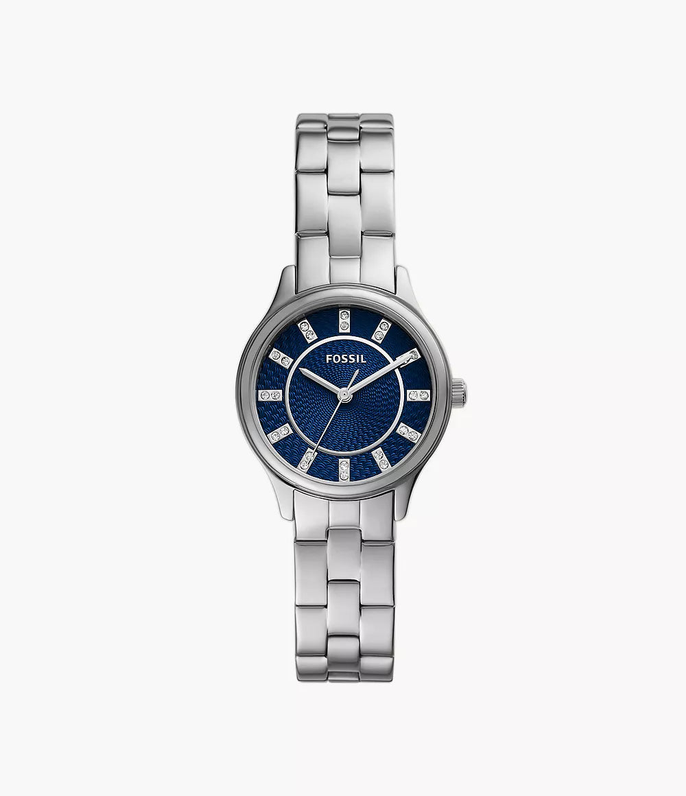 Modern Sophisticate Three-Hand Stainless Steel Watch