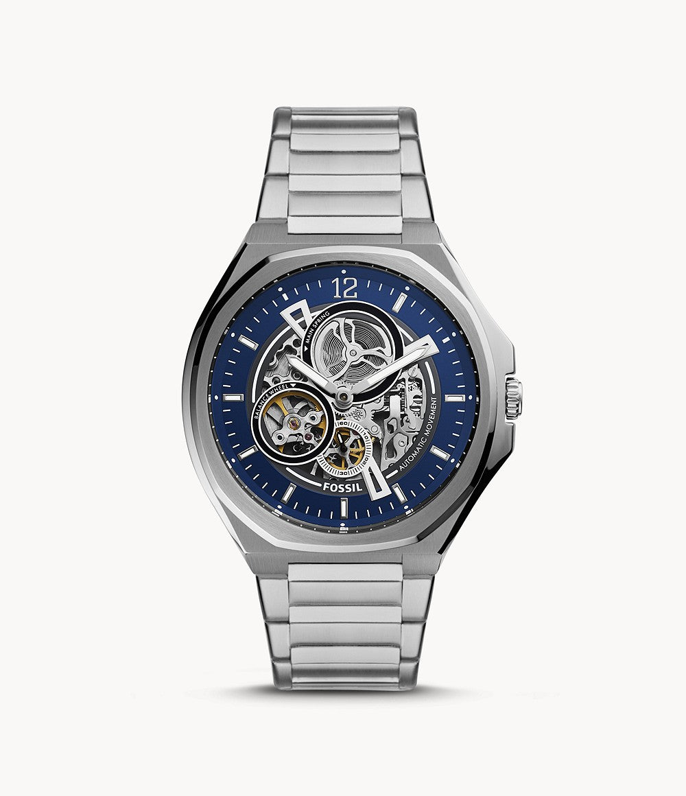 Fossil Evanston Automatic Stainless Streel Watch