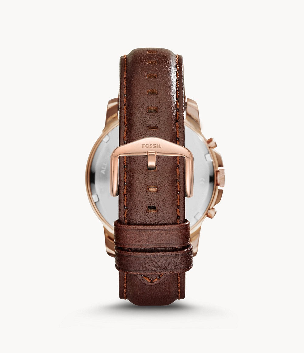 Fossil Grant Chronograph Brown Leather Watch