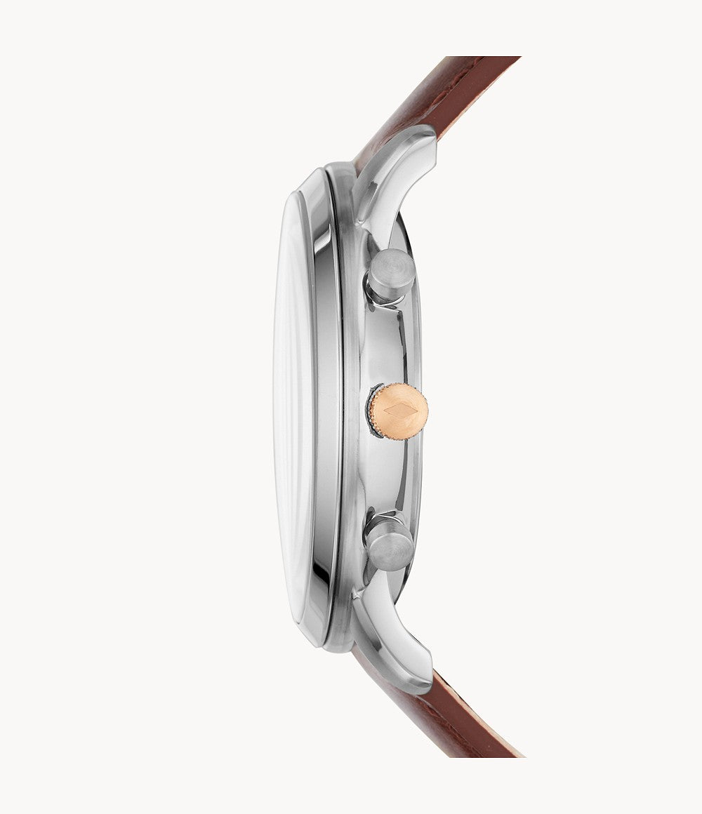 Fossil Neutra Chronograph Light Brown Leather Watch