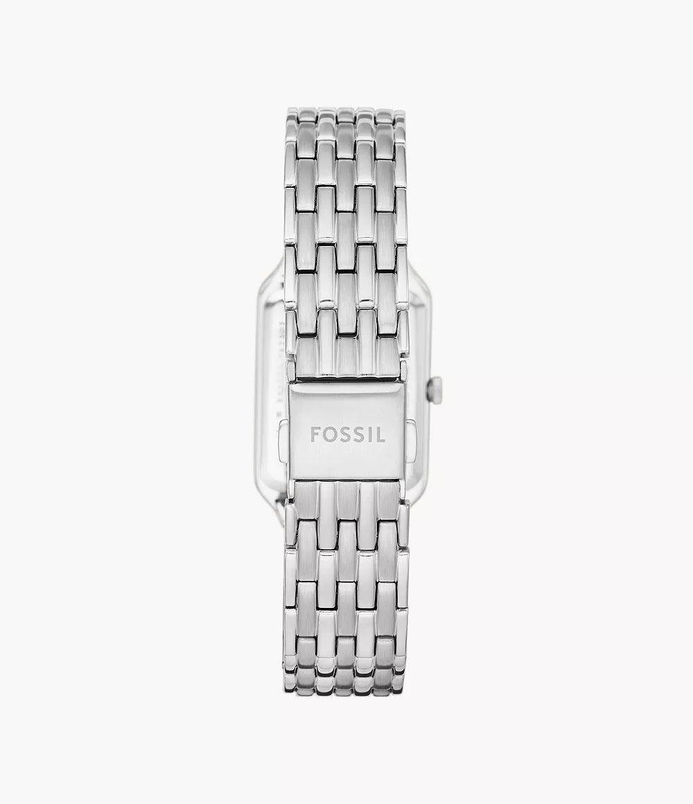 Raquel Three-Hand Date Stainless Steel Watch