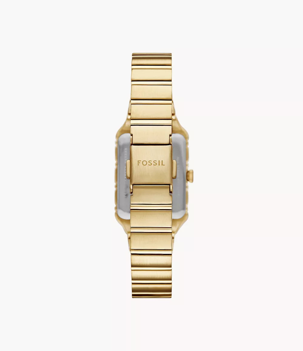 Fossil Raquel Three-Hand Gold-Tone Stainless Steel Watch