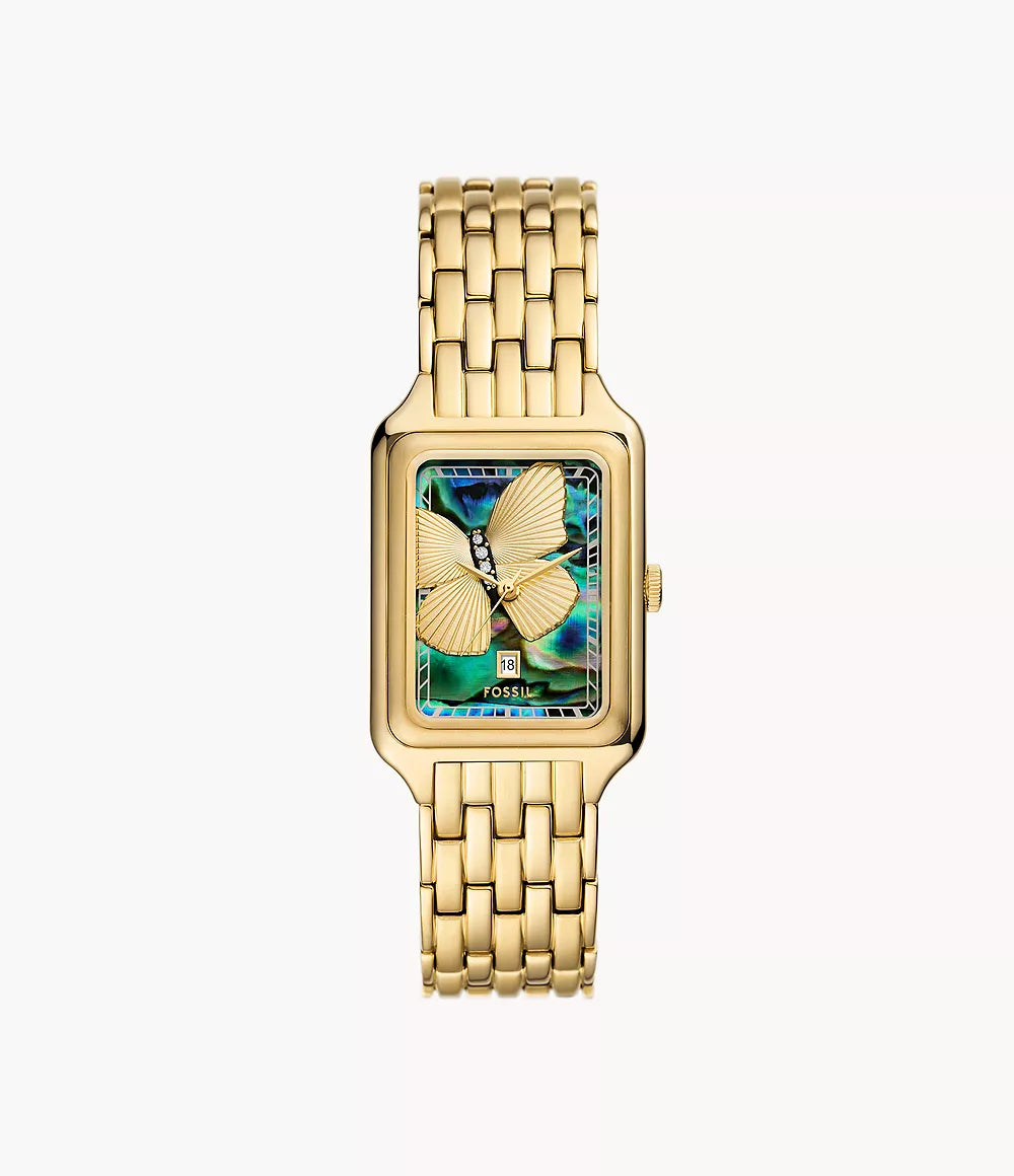 Fossil Raquel Three-Hand Date Stainless Steel Watch