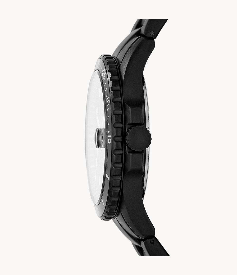 Fossil FB-01 Three-Hand Date Matte Black Men's Watch