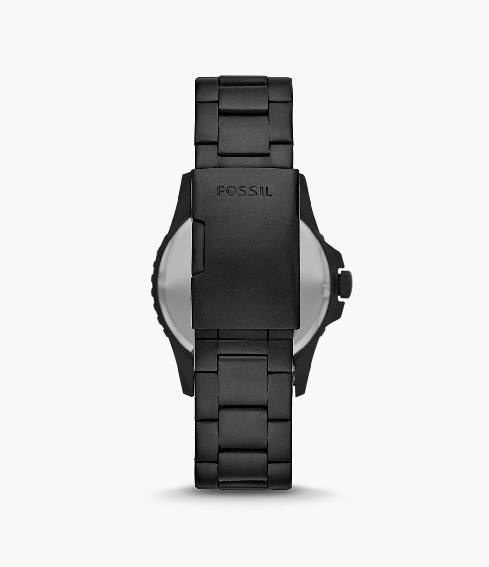 Fossil FB-01 Three-Hand Date Matte Black Men's Watch